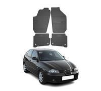 OMAC Tapis de Sol Compatible avec Seat Ibiza III 2002-2009 Noir Caoutchouc