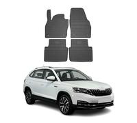 OMAC Tapis de Sol Compatible avec Skoda Kamiq 2019-2026 Caoutchouc Noir