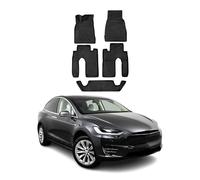 OMAC Tapis de Sol Compatible avec Tesla Model X 2016-2020 en Caoutchouc Noir