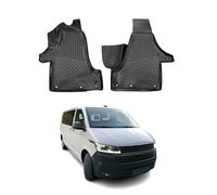 OMAC Tapis de Sol Compatible avec Volkswagen Transporter T6 2015-2024 en Caoutchouc Noir
