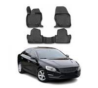 OMAC Tapis de Sol Compatible avec Volvo S60 2013-2018 en Caoutchouc Noir