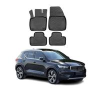 OMAC Tapis de Sol Compatible avec Volvo XC40 2017-2024 en Caoutchouc Noir