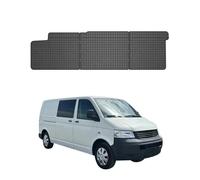 OMAC Tapis de Sol Compatible avec VW Transporter T5 2003-2015 Noir Caoutchouc
