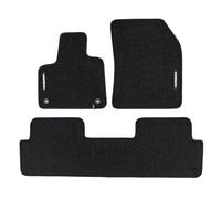 OMAC Tapis de Sol de Voiture pour DS 7 Crossback 2020-2025 E-Tense Velours Noir 3Pcs