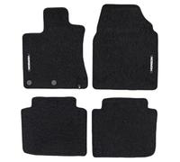 OMAC Tapis de Sol de Voiture pour Nissan Qashqai+2 I 2006-2013 Velours Noir 4Pcs