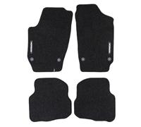 OMAC Tapis de Sol de Voiture pour VW Polo IV 2001-2003 Pre-FL Velours Noir 4Pcs