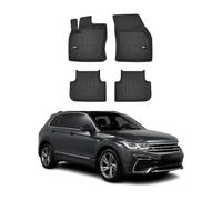 OMAC Tapis de Sol en Caoutchouc Compatible avec VW Tiguan 2018-2023 Noir Premium