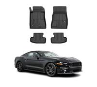 OMAC Tapis de Sol en Caoutchouc pour Ford Mustang Coupé 2015-2025 Noir Premium