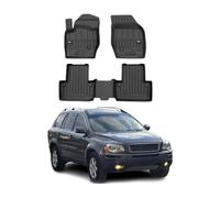 2002-2014 Volvo XC90 Tapis de sol TPE noir 3 pcs