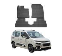 2022-2025 Tapis de sol Fiat Doblo 3 caoutchouc noir 4 pcs