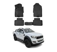 OMAC Tapis de Sol pour Ford Ranger T6 2012-2022 SuperCab Caoutchouc