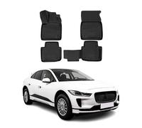 OMAC Tapis de sol pour Jaguar I-Pace 2018-2024 sur mesure en caoutchouc Noir