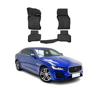 OMAC Tapis de Sol pour Jaguar XE FL 2019-2025 sur Mesure en Caoutchouc Noir