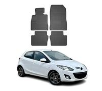 OMAC Tapis de Sol pour Mazda Mazda 2 2015-2026 Caoutchouc Noir
