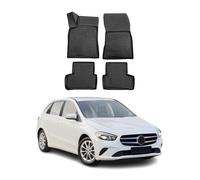 OMAC Tapis de sol pour Mercedes Classe B W247 2019-2025 en caoutchouc Noir