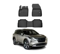 OMAC Tapis de Sol pour Nissan X-Trail IV T33 2021-2025 3 pièces en Caoutchouc