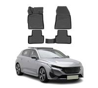 OMAC Tapis de sol Peugeot 308 Hatchback 2021-2026 – sur mesure, caoutchouc noir