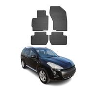 OMAC Tapis de Sol pour Peugeot 4007 2007-2012 Noir en Caoutchouc