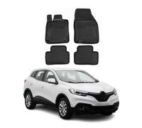 OMAC Tapis de sol pour Renault Kadjar 2015-2024 sur mesure en caoutchouc Noir