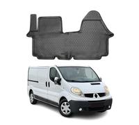 OMAC Tapis de sol pour Renault Trafic 2006-2014 sur mesure en caoutchouc Noir