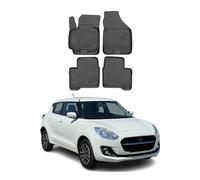 OMAC Tapis de Sol pour Suzuki Swift 5tür 2017-2023 sur Mesure en Caoutchouc Noir