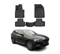 OMAC Tapis de Sol pour Volvo XC60 II 2018-2026 sur Mesure en Caoutchouc Noir