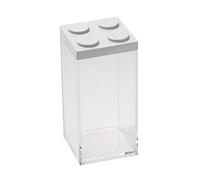omada Conteneur alimentaire en brique Design 1,5L avec couvercle empilable et récipient transparent de haute qualité - Ligne Brickstore