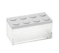 omada Conteneur alimentaire rectangulaire en brique 1,5L Design avec couvercle empilable et récipient transparent de haute qualité - Ligne Brickstore