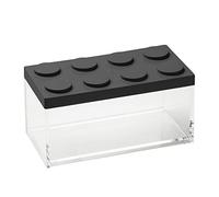 omada Conteneur alimentaire rectangulaire en brique 1,5L Design avec couvercle empilable et récipient transparent de haute qualité - Ligne Brickstore