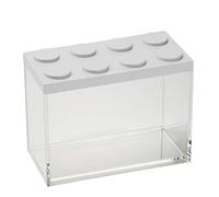 omada Conteneur alimentaire rectangulaire en brique Design 2L avec couvercle empilable et récipient transparent de haute qualité - Ligne Brickstore