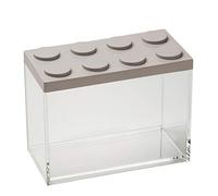 omada Conteneur alimentaire rectangulaire en brique Design 2L avec couvercle empilable et récipient transparent de haute qualité - Ligne Brickstore