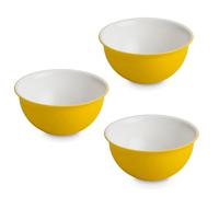 OMADA Design 3 bols antibactériens de 1,5 l, en plastique, incassables, lavables au lave-vaisselle, fabriqués en Italie, ligne Sanaliving