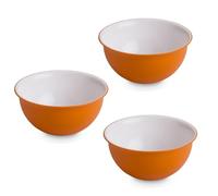 OMADA Design 3 bols antibactériens de 1,5 l, en plastique, incassables, lavables au lave-vaisselle, fabriqués en Italie, ligne Sanaliving