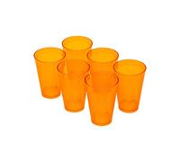 Omada Design 6 verres à cocktail/boissons de 400 ml, empilables, incassables, en plastique pour usage extérieur, ligne Samba