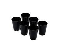 Omada Design 6 verres à eau de 275 ml, empilables, incassables, réutilisables, en plastique pour usage extérieur, ligne Samba