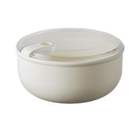 OMADA Design - Boîte hermétique pour aliments ronds de 1,8 L, porte-déjeuner avec couvercle transparent - Fabriqué en Italie - Ligne Pull Box