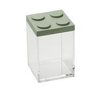 Omada Design Conteneur alimentaire en brique 1,5 L (haut) avec couvercle empilable et récipient transparent de haute qualité - Ligne Brickstore