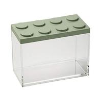 Omada Design Conteneur alimentaire rectangulaire en brique 2L avec couvercle empilable et récipient transparent de haute qualité - Ligne Brickstore
