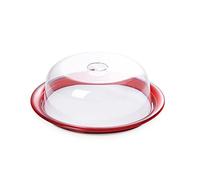 Omada Design, Ligne Globo, Moule à gâteau avec couvercle et plateau pour bonbons et gâteaux, en plastique incassable 25 cm, passe au lave-vaisselle