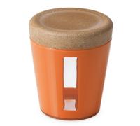 OMADA Design - Pot de 0,75 litre - Boîtes en plastique et bois avec couvercle pour fraîcheur des aliments - Fabriqué en Italie - Ligne Ecoliving