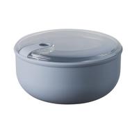 OMADA - Design - Récipient alimentaire hermétique rond de 1,8 L avec couvercle transparent - Made in Italy - Pull Box Line