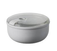 omada Design - Récipient Alimentaire Rond hermétique de 0,75 L avec Couvercle Transparent - Made in Italy - Pull Box Line
