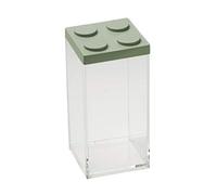 OMADA Design Récipient de brique alimentaire de 1,5L avec couvercle empilable et récipient transparent de haute qualité - Ligne Brickstore