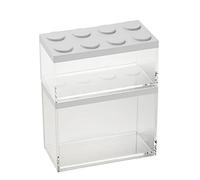 omada Design Set de 2 boîtes alimentaires en briques avec couvercle empilable et contenant transparent de haute qualité - Brickstore line