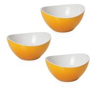 OMADA Design Set de 3 bols de cuisine de 1,5 litre, saladier en plastique coloré, récipient incassable, fabriqué en Italie, ligne Trendy