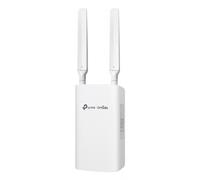 TP-Link Omada ER703WP-4G-Outdoor V1 - Passerelle - 1GbE - Wi-Fi 6 - 4G - 2.4 GHz, 5 GHz - SIP - 4G LTE-FDD B1/B3/B5/B7/B8/B20/B28/B32 4G LTE-TDD B38/B40/B41 3G DC-HSDPA/HSPA+/HSDPA/HSUPA/WCDMA...