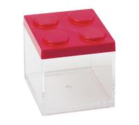 OMADA Récipient confité brique en plastique 500 ml - 10 x 10 x 10,5 cm