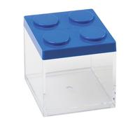 OMADA Récipient confité brique en plastique 500 ml - 10 x 10 x 10,5 cm