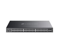 TP-Link Omada SG3452XMPP commutateur réseau Géré L2+ Gigabit Ethernet (10/100/1000) Connexion Ethernet, supportant l'alimentation via ce port (PoE) 1U Noir