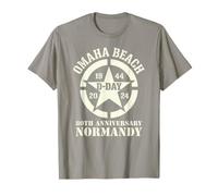Omaha Beach D-Day 1944 2024 Normandie 80e Anniversaire T-Shirt